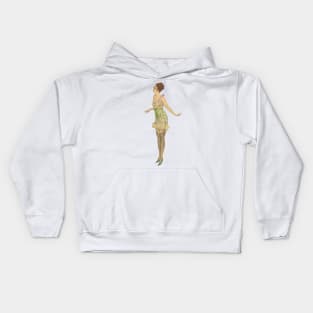 Vintage lady Kids Hoodie